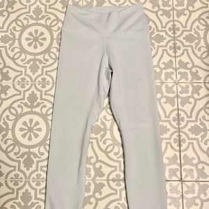Light blue full length (regular) nike leggings